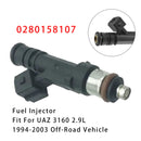 1994-2003 UAZ 3160 2.9L 1 Stück Einspritzdüse 0280158107