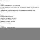 2018-2024 Kawasaki Z900RS Side Frame Panel Protector Fairings Cover Chrome