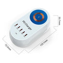 140W PD Multi-Port-Ladegerät Magnetisches kabelloses Schnellladen PD100W Laptop-Handy-Ladegerät EU-Stecker