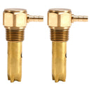 2X 0,25 ""ID Schlauch Doppel Barb Kraftstoff Tank Vent Assy FTA-V-50-02 Für Peterbilt