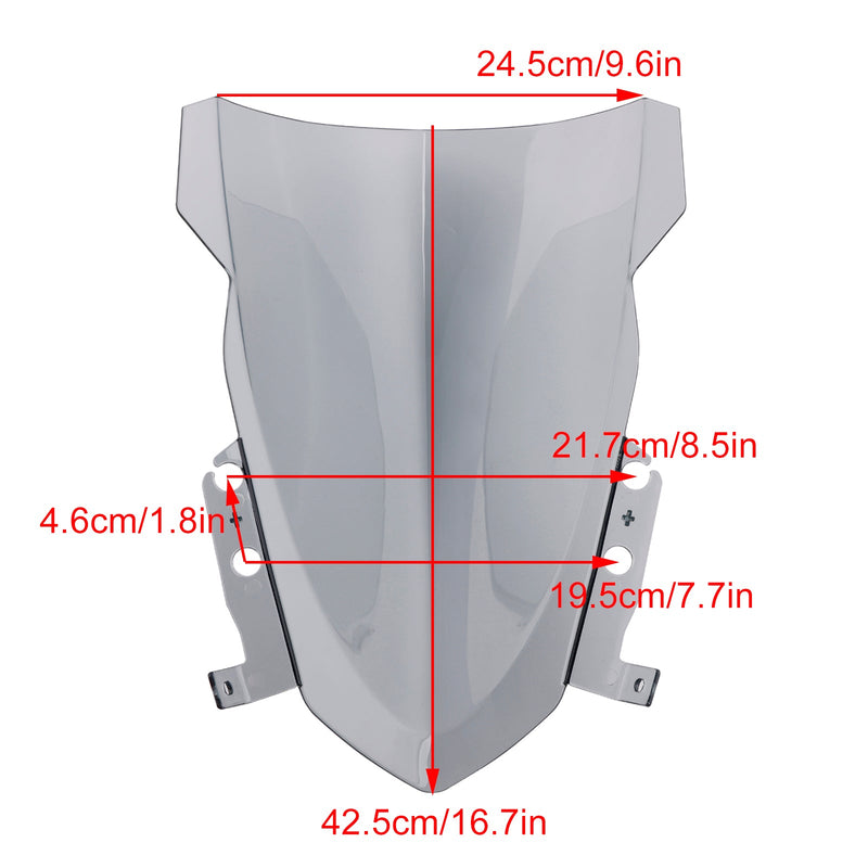 2024+ Daytona 660 motorsykkel frontrute vindbeskyttelse