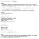 Gleichlaufgelenksatz 1744014 für JK Wrangler