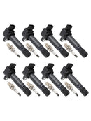 8x Zündspule &amp; Zündkerze UF574 für Volvo XC90 4.4L V8 2005-2010