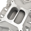 Indsugningsmanifold med dobbelt plan passer til Chevy Small Block 305, 327, 350, 400 1957-1986 High Rise