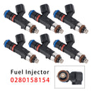 Pakke med 6 brændstofinjektorer til Saturn Outlook Vue GMC Acadia Enclave 07-08 0280158154