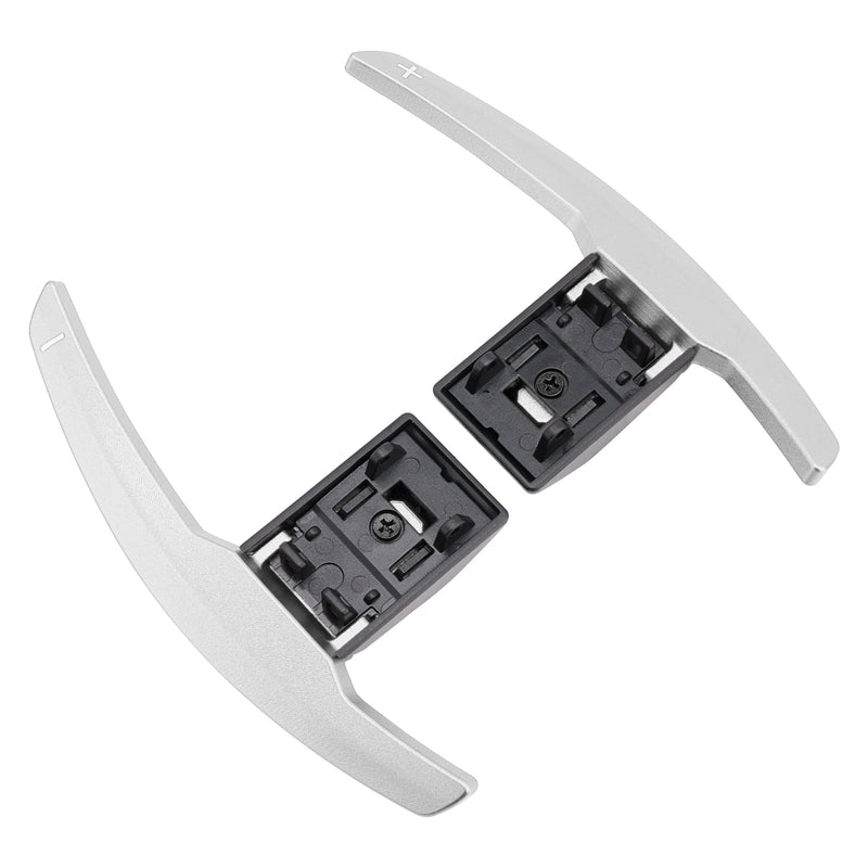 Schaltwippenverlängerung für BMW F-Serie F30 F31 F32 F10 X3 X5 Aluminium Silber