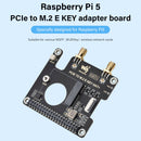 Raspberry Pi 5 PCIe zu M.2 E Key Erweiterungskarte für NGFF Wireless-Netzwerkkarte