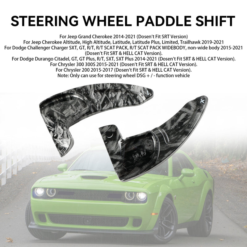 Rattet Shift Paddle Extension Shift Paddle Cover for Dodge Challenger Charger