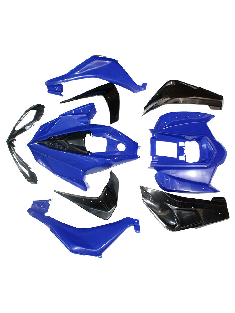 Plastic Fairing Fender Kit For 110cc 125cc Mars Sport Quad Dirt Bike ATV Blue