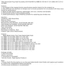 2007-2014 BMW X6 E71,E72 xDrive 50 i 4.4L SUV Rear Driveshaft Prop Shaft Assembly 26107564398