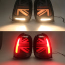 L&R LED Taillight Lamps til Mini Cooper F55 F56 F57 2014-2023 Røget