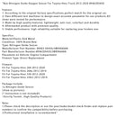 Nox Stickstoffoxid-Sauerstoffsensor für Toyota Hino Truck 2012-2020 89463E0450