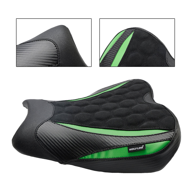 2023 Kawasaki Ninja ZX-4R ZX-4RR Etu Raider Seat -ohjaimen piss Pu Greena