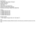 2014 INFINITI QX70 1 Stück elektrische Heckklappen-Gasdruckfeder 905603FY0A