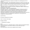 EAU63923602 Refrigerator Condenser Fan Motor For LG Refrigerator DC 12V