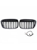 2016–2019 Passend für BMW X1 F48 F49 Frontgrill, zweireihig, glänzend schwarz