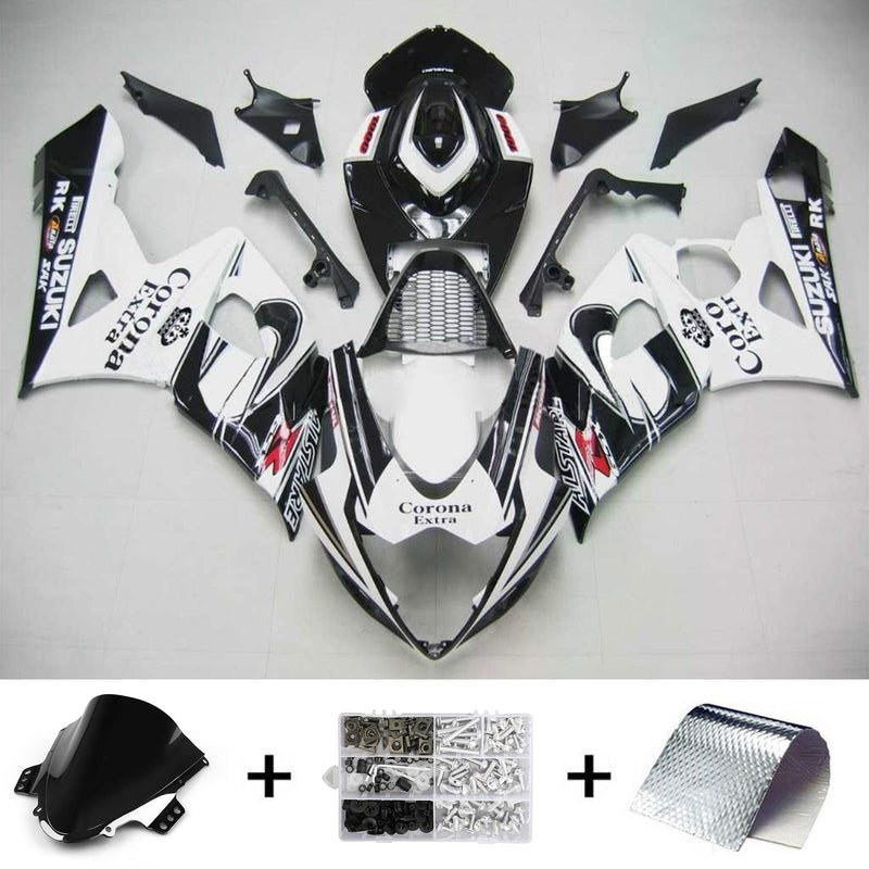 2005-2006 Suzuki GSXR1000 K5 Injektionsabzugs Kit Körperwerk Kunststoff ABS