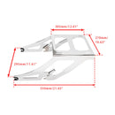 2018–2020 Softail Low Rider FXLR abnehmbarer Doppel-Tour-Pack-Montageträger, Chrom