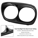 Kledning med dobbel frontlysramme for Road Glide 1998-2013
