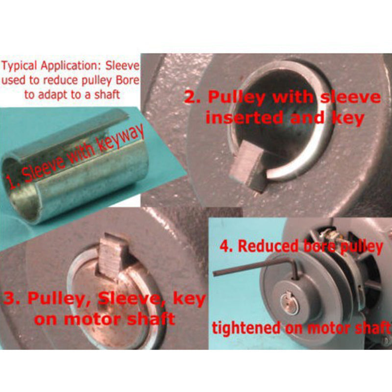 3/4" til 1" med trinnnøkkel gassmotorskive veivakselhylseadapter Predator