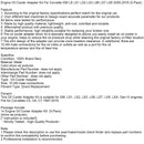 2005–2019 Corvette GM LS LS1 LS2 LS3 LS6 (5er-Pack) Motorölkühler-Adapter-Kit