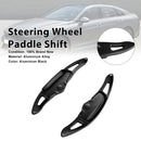Steering wheel shift paddles for Kia K9 2020-2024, aluminum black