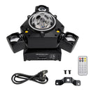 Drei Kopf LED Bühne Licht Strahl Moving Head Licht Mit Laser DJ Disco Party