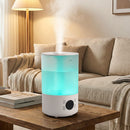Nawilżacz Cool Mist 4L do sypialni, pokoju dziecięcego & Rośliny, cichy, z dyszami 360°, automatycznym wyłączaniem i światłem zmieniającym kolor.