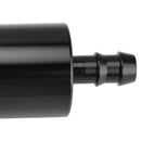 Svart inline EFI drivstoffsystemfilteradapter 3/8""-slange med 30-mikron filterelement