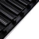 Forreste kofangergrill, hvid &amp; sort, egnet til Jeep Wrangler JL JT (2018–2023)