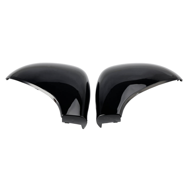 07/2006-05/2015 Peugeot 207 Hatchback Side Mirror Covers Rearview Housing Bright Black 9680194877 Generic