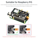 Raspberry Pi 5 PCIe auf M.2 E Key mit PoE-Ethernet-Netzteil-Adapterplatine