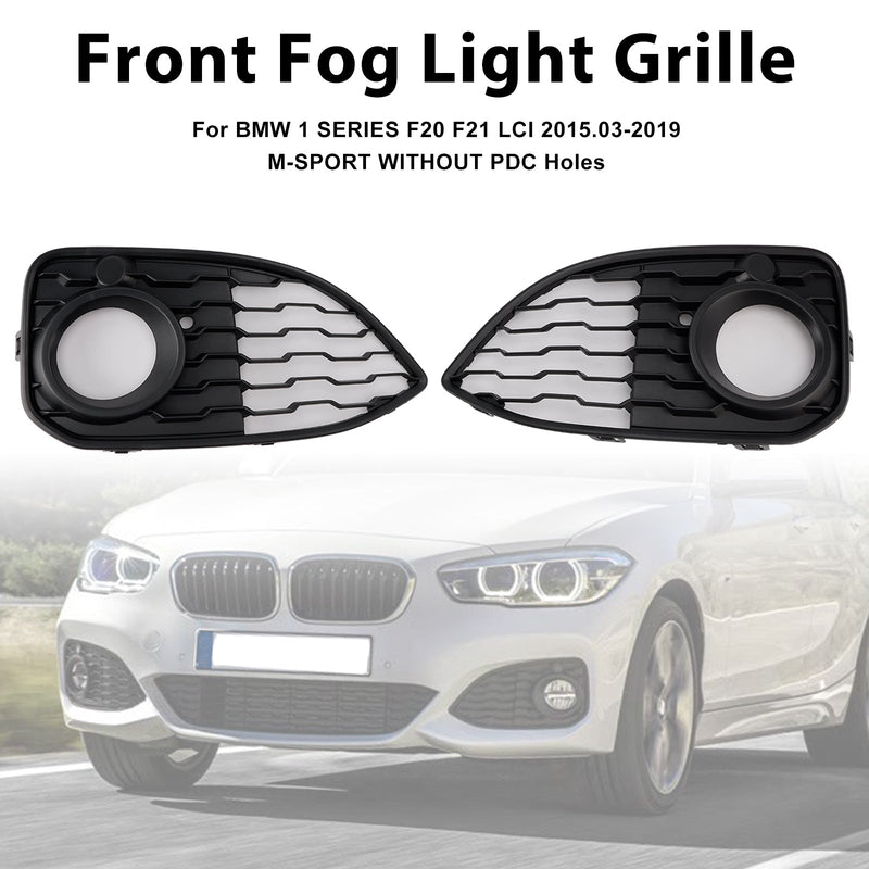 2015-2019 BMW 1 Série F20 F21 LCI M-SPORT 2-FOG LUZES CAPA GRILE