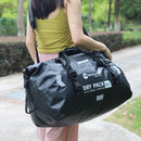 Universal Saddlebag Side Storage Tail Bag Pu Luggage 50L For Motorcycle YellowB