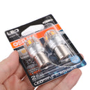 2× Til OSRAM 9456Y bil ekstra lamper LED PY21W 12V 2,5W BAU15s
