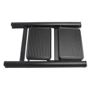 Step Ladder 2-tasoiset taitettavat alumiiniset leveät ja kevyet kompaktit tikkaat