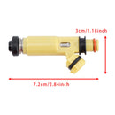 1 stk brændstofindsprøjtningsdyse til MAZDA MX-5 Miata RX-8 RX-7 1.3 1.8L 2.0L 195500-4450