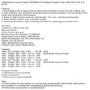 2003 Dodge Ram 3500 L6 5,9 l OHV Mechanische Vakuumpumpe 5102084AA APO198736