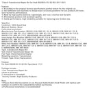 2017–2021 Audi DQ500 A3 S3 Q3 RS3 Sportback Kupplung Getriebe Reparatursatz 0BH301125A 0BH301125E