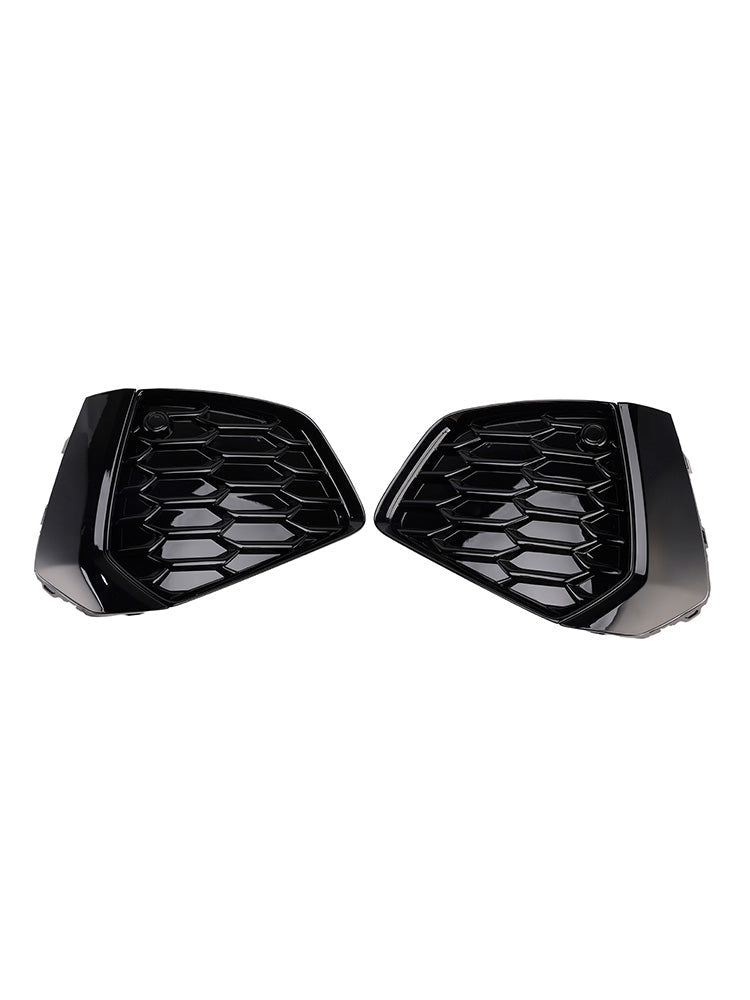 Schwarze Front Honeycomb Nebelscheinwerfer Kühlergrill Abdeckung Fit Audi A3 S-line 2021-2023