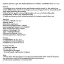 2014.10-2019.2 BMW 7 Series G11 G12 Daytime Running Light DRL Module Ballasts 63117440361