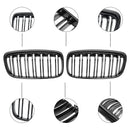 2015-2018 BMW serii 2 Gran Tourer F45 F46 Przednia osłona chłodnicy w kolorze czarnym błyszczącym