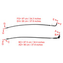 Kabel plynového vlaku pro Suzuki GSXR1000 2017-2023, černá