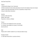 Cubierta lateral trasera para asiento Yamaha Tracer 900 / GT 2018-2020