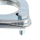 2 stålflenser 2,5 tommer 64 mm for rørets eksosreparasjonstilkobling og bolter