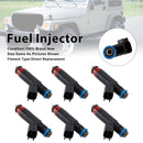 6 Stück Einspritzdüsen für Jeep TJ 2005-2006 und Wrangler 2005-2006 (Teilenummer: 53013690AA)