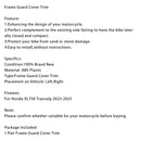 2023-2025 Honda XL750 Transalp Rahmenschutz Seitenschutz Abdeckung Verkleidung