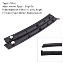 1992–1995 Honda Civic 2/3 Türer Coupé und Fließheck links und rechts Tür Zierleiste Zierleiste Säule Flügel Set SLJ-1173A-BK