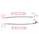 2009–2016 SUZUKI GSXR1000 BAIN TRAK WIRE BLAK