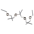 Itseaukeavan oven saranat jousipalautuksella, molempien saranoiden säde 1/2"&quot;sekä 5/&quot;8"&quot;